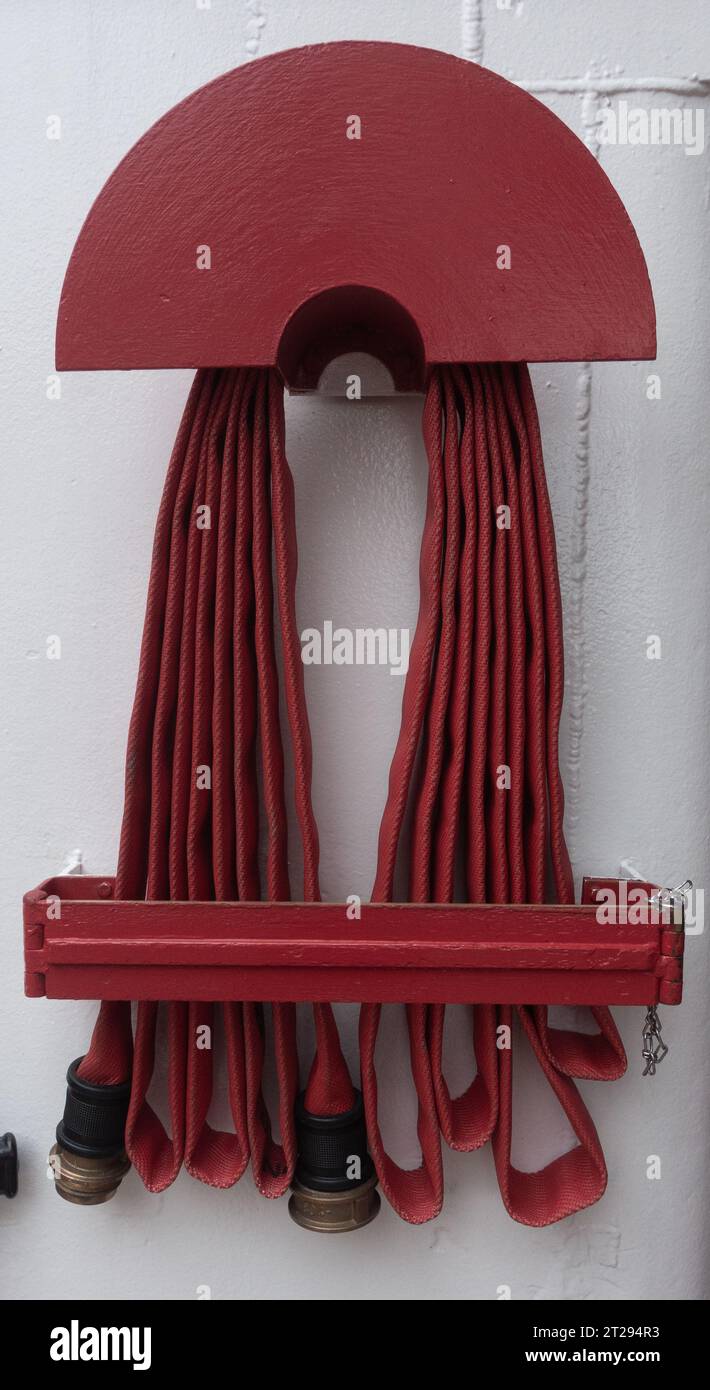 Fire hose Stock Photo