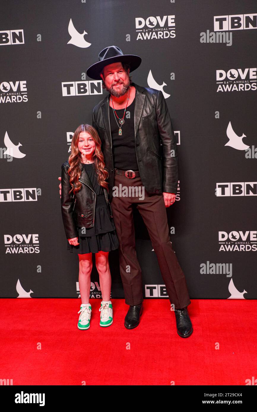 Nashville, Tennessee, USA, October 17, 2023. Zack Williams & Delilah On