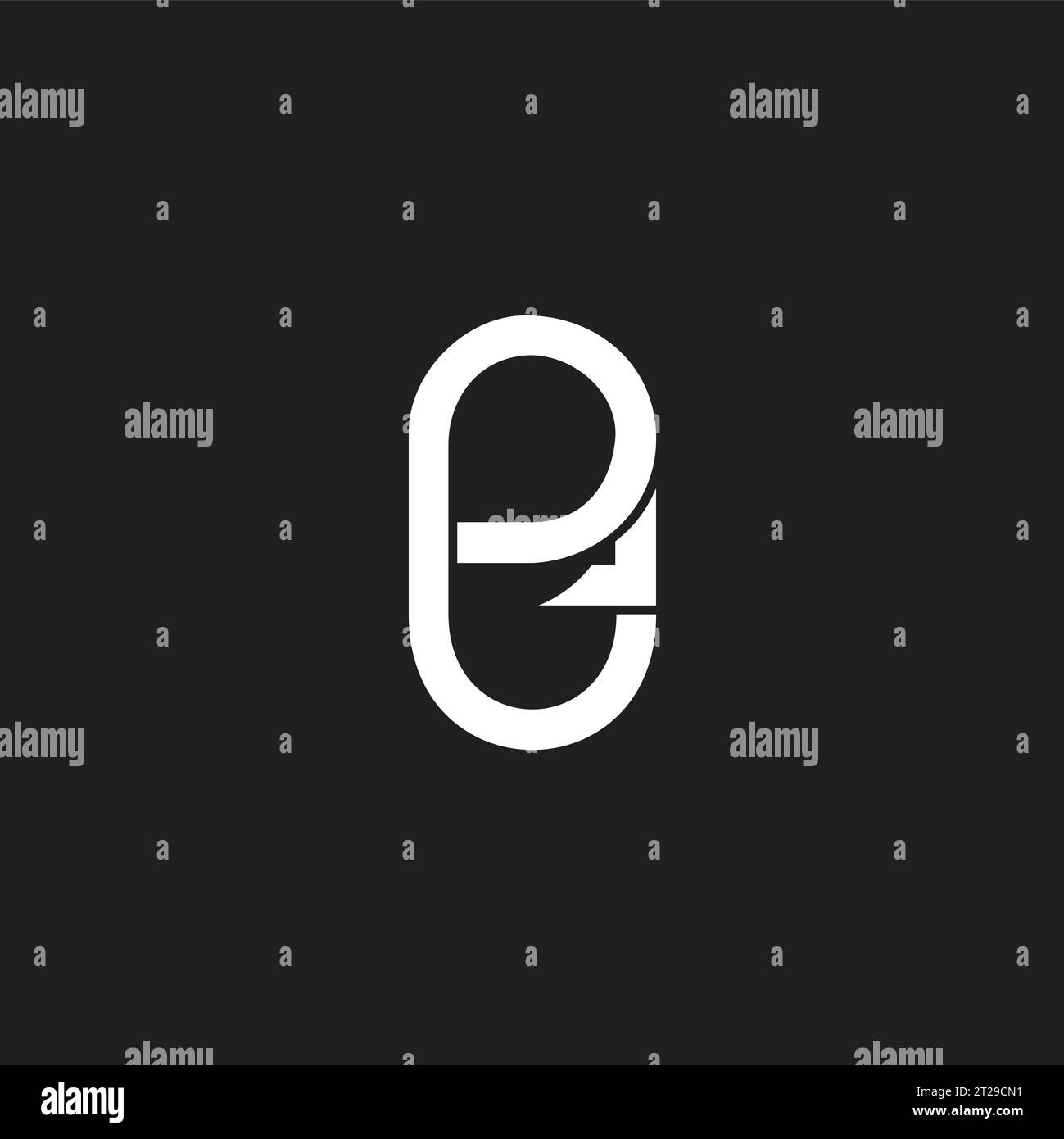 letter pu paper plane simple geometric logo vector Stock Vector