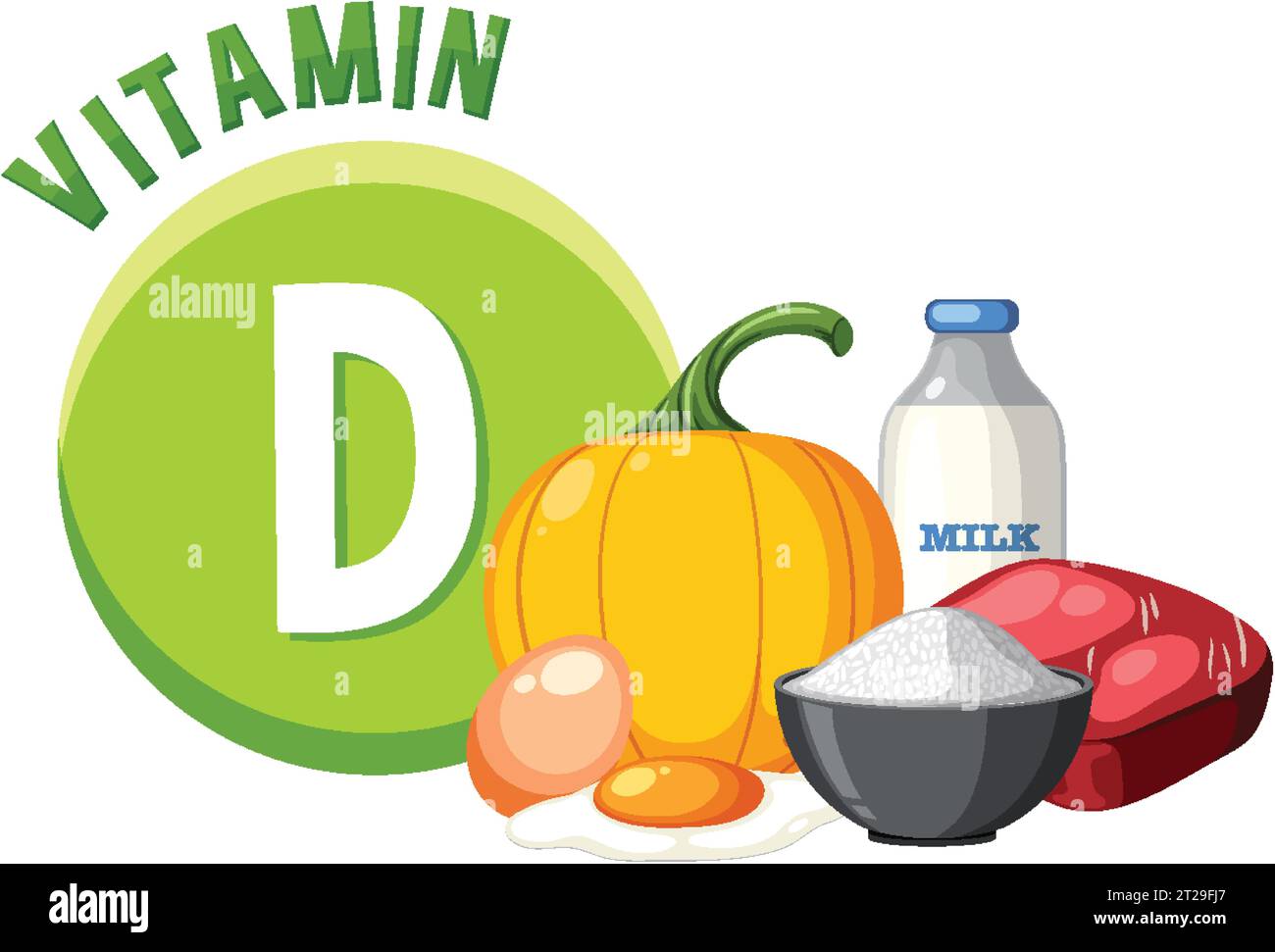 Learn about the essential foods that provide vitamin D Stock Vector Image & Art Alamy