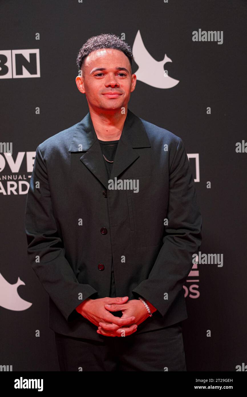 Nashville, Tennessee, USA, October 17, 2023. Tauren Wells On the red Nashville, Tennessee, USA, October 17, 2023. Tauren Wells On the red