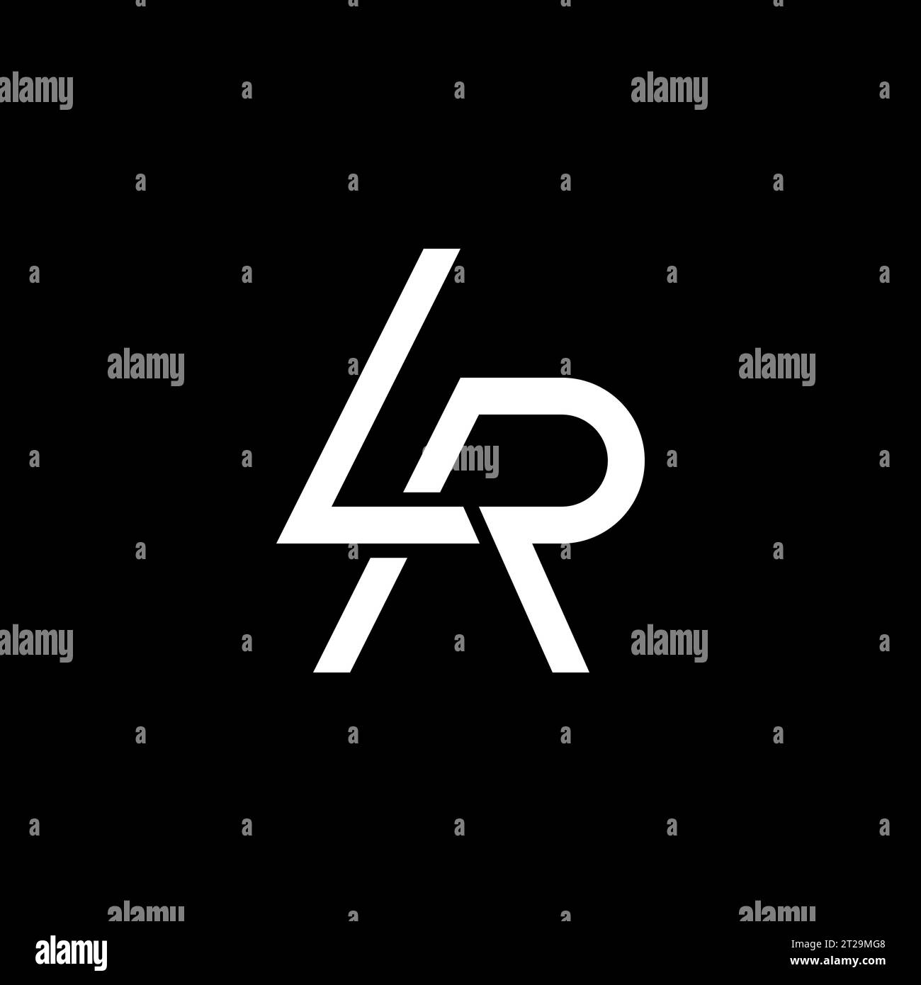 LR logo, LR Monogram, Initial LR Logo, Letter LR logo, Icon, Vector Stock Vector