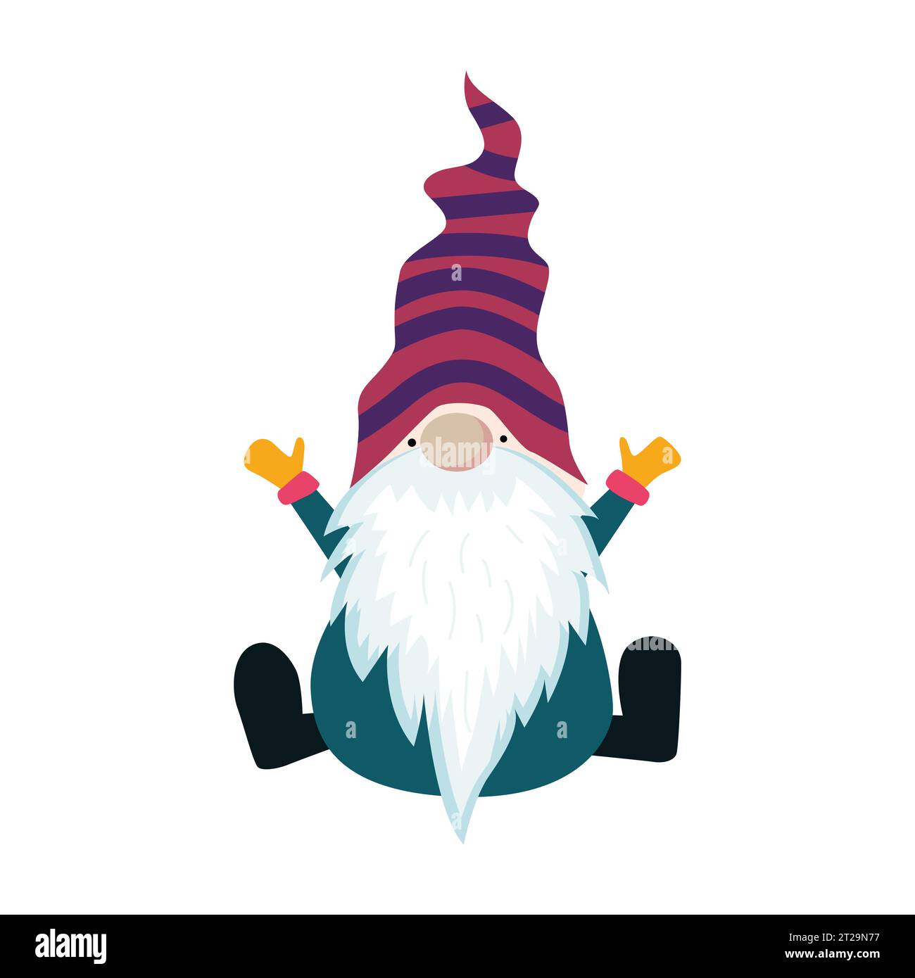 Gnome t shirt design vector Stock Vector