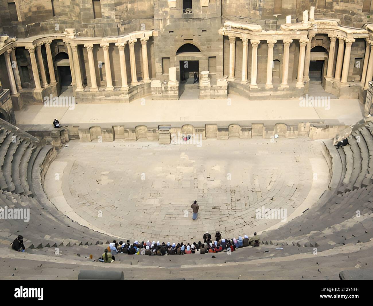 Bosra Roman theatre Stock Photo - Alamy