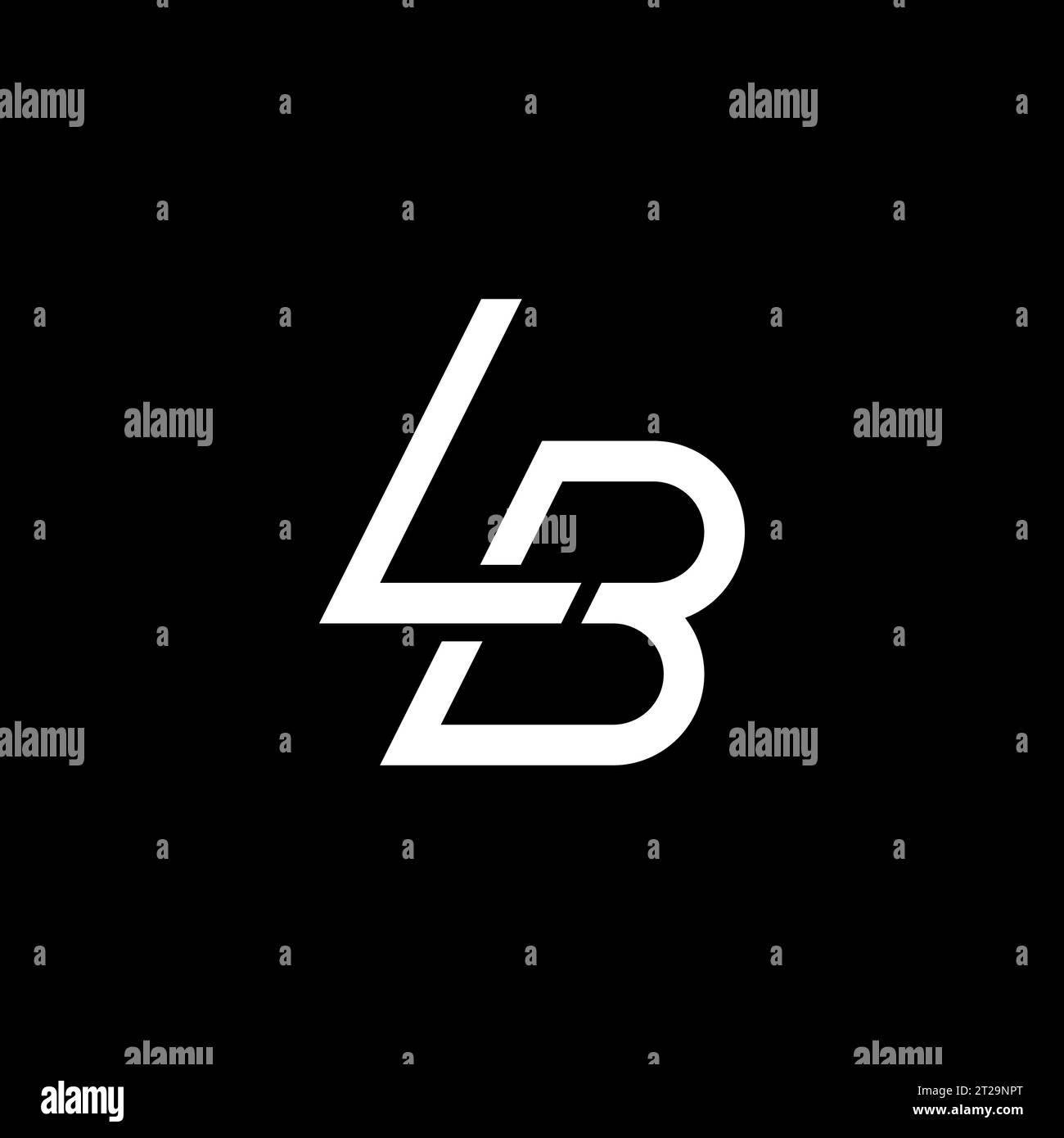 LB logo, LB monogram, initials LB logo, letter LB logo, icon, vector