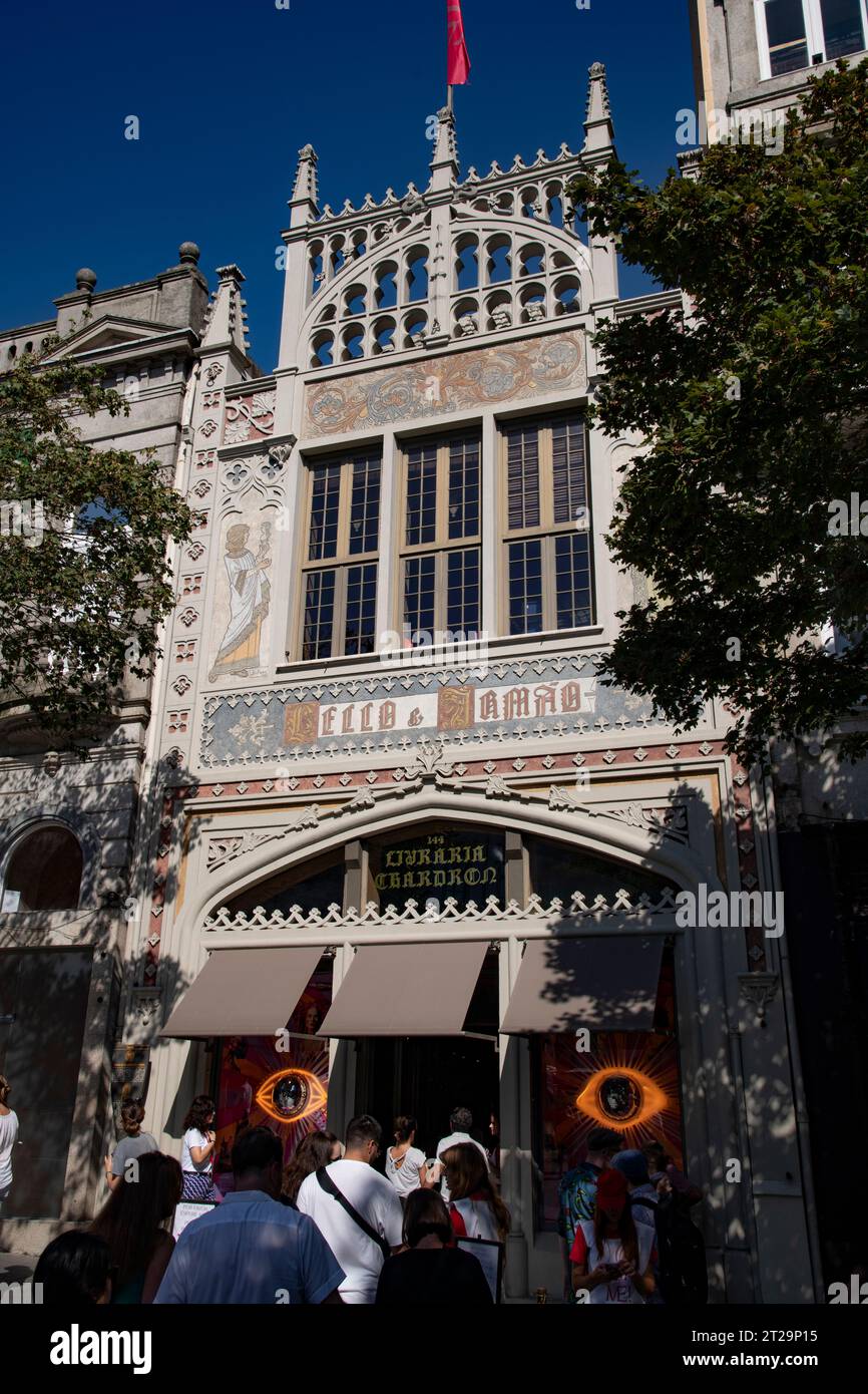 Livraria Lello bookstore in Porto, Portugal Stock Photo