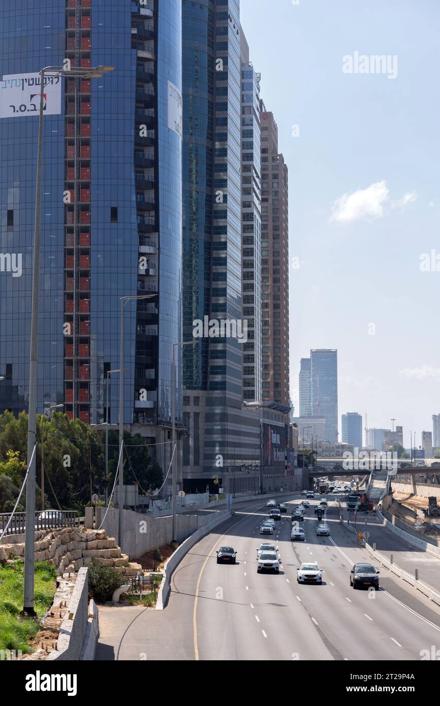 Ramat Gan, Israel October 12, 2023 Modern office and residential