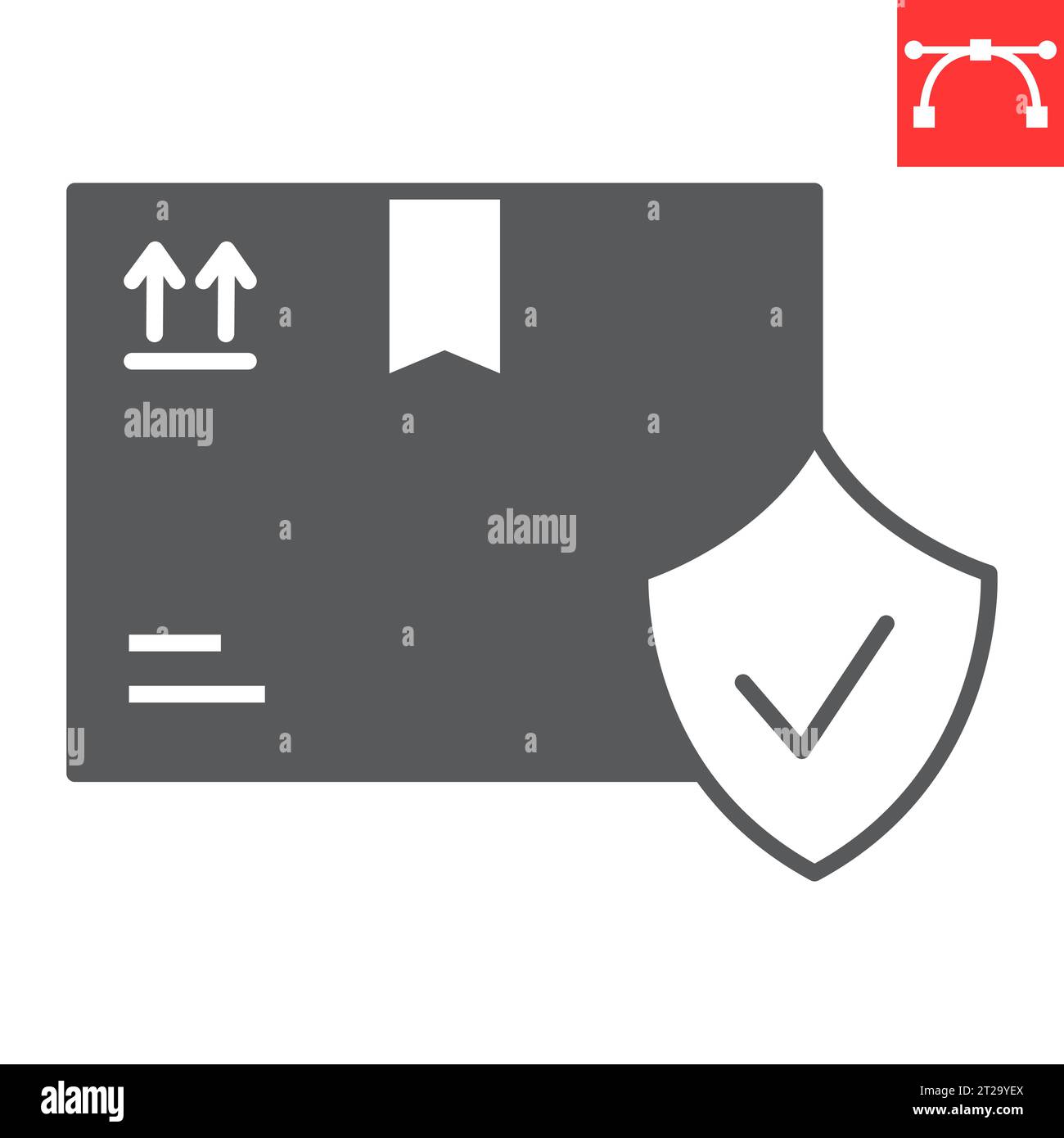 Delivery shield Stock Vector Images - Alamy