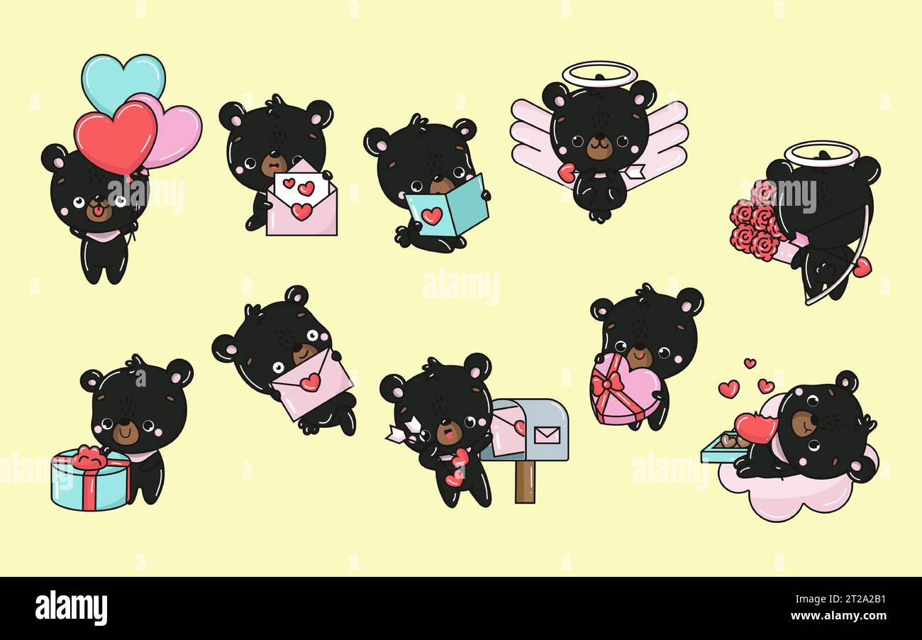Kuromi & My Melody Cupid Share Seal Stickers