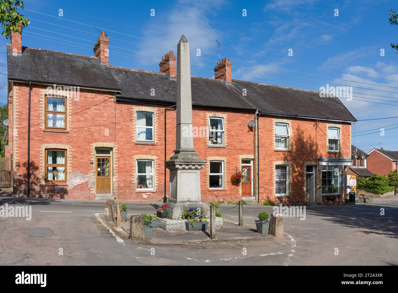 The war memorial in the village of Culmstock in the Culm Valley, Devon, England Stock Photo Alamy