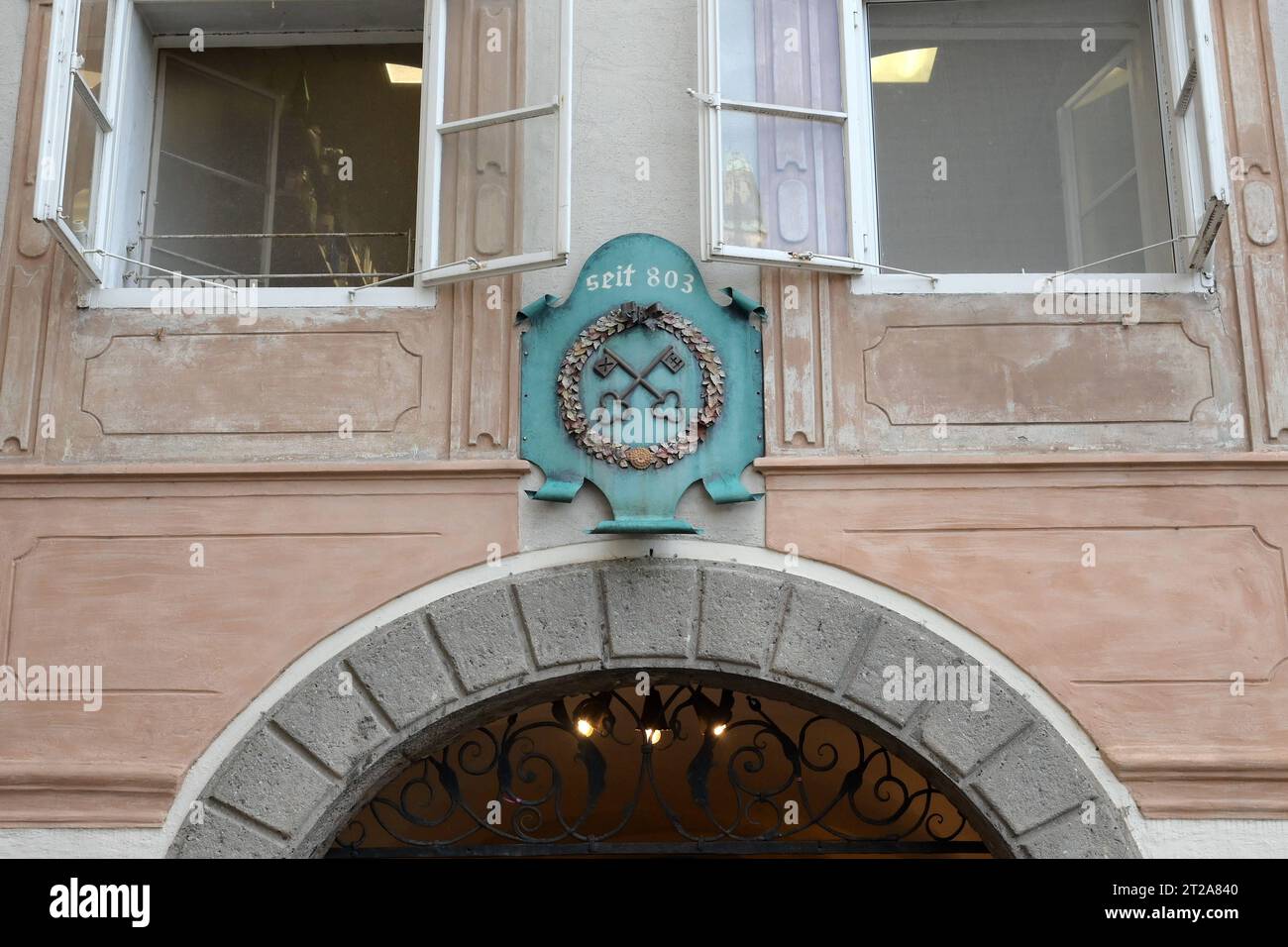 Besuch in der Stadt Salzburg in Österreich, am 12.10.2023. Das Bild