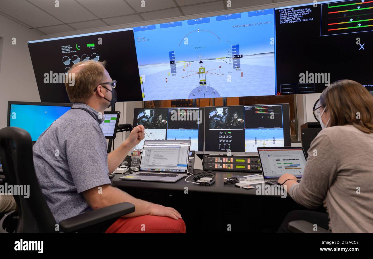 Thomas Ruth Simulations Team members Thomas Lombaerts and Kimberlee Shish conducted AFCM FAA-2 ...
