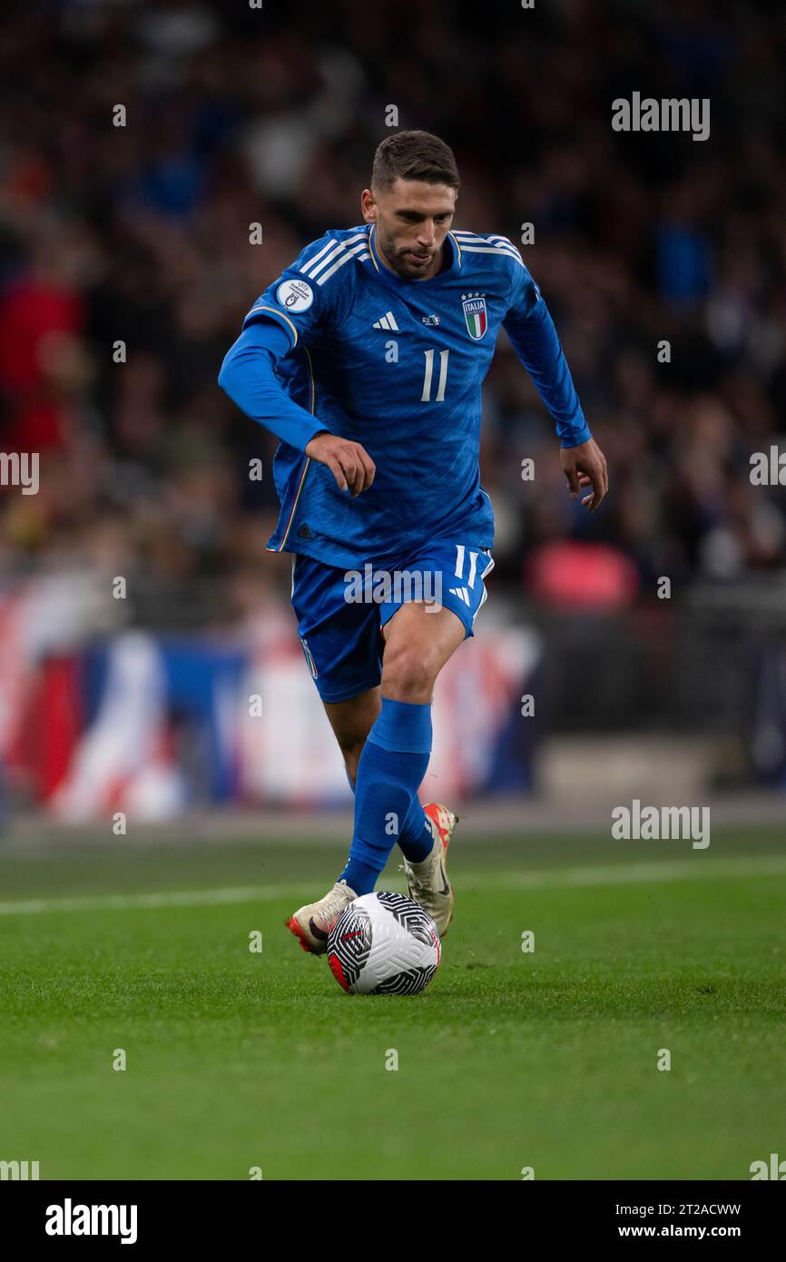 Domenico Berardi 2021 – Panini Mosaic UEFA Euro 2020 – Violet Fluorescent SP /70 – Italie #29