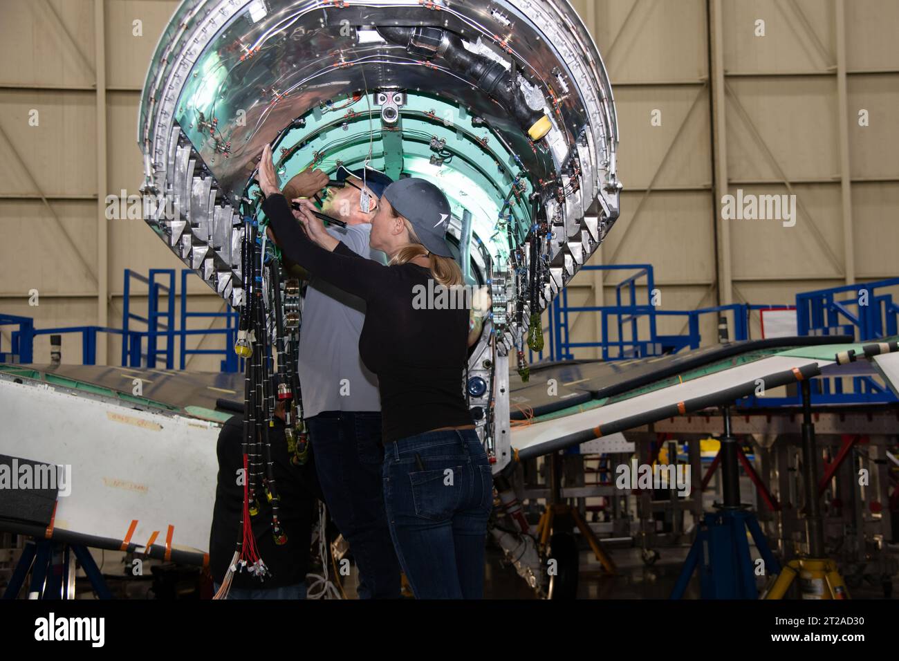 The F414-GE-100 engine was installed on NASA’s X-59 experimental ...
