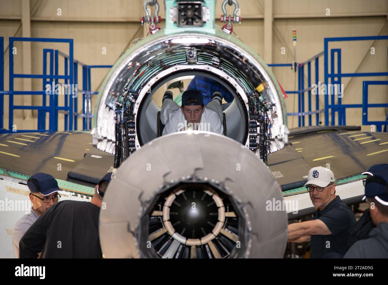 . The engine that will power NASA’s quiet supersonic X-59 in flight is