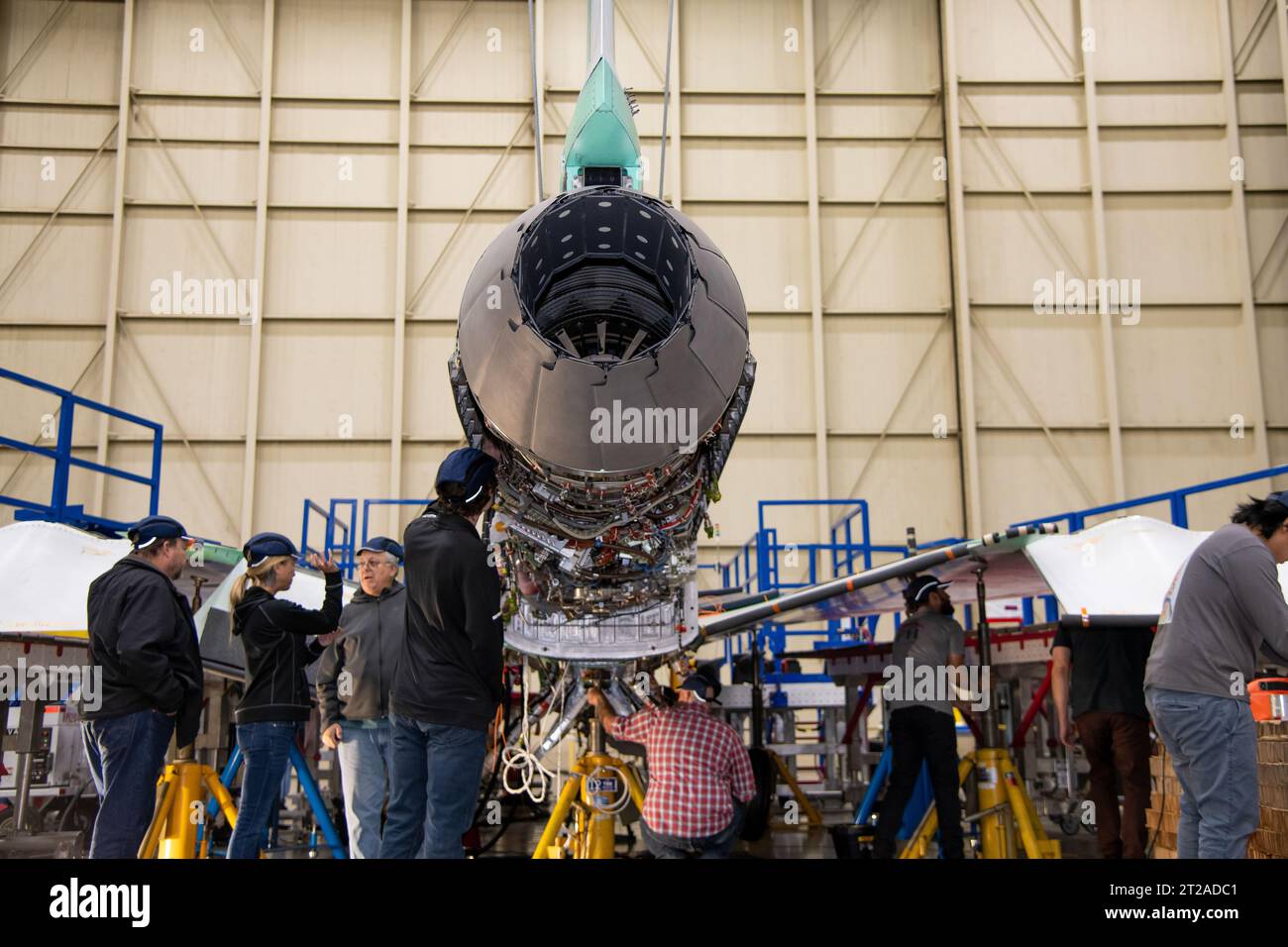 . The engine that will power NASA’s quiet supersonic X-59 in flight is
