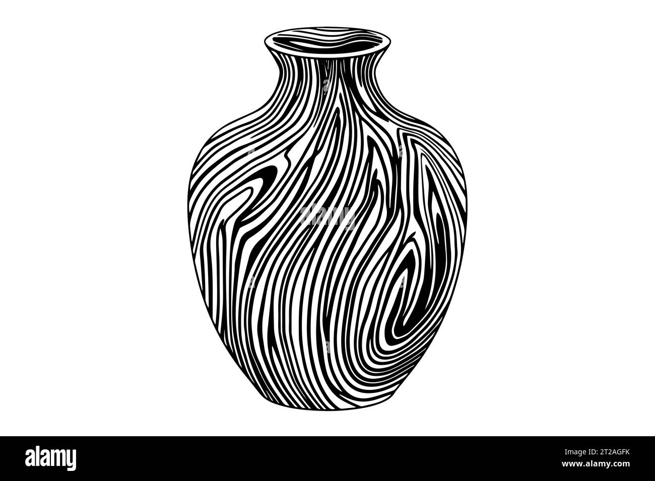 Set of ancient vase hand drawn ink sketch. Engraved style vector