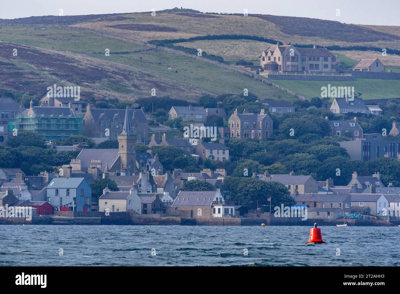 View of Stromness from Hoy Ferry, Orkney Islands, Scotland, UK Stock Photo