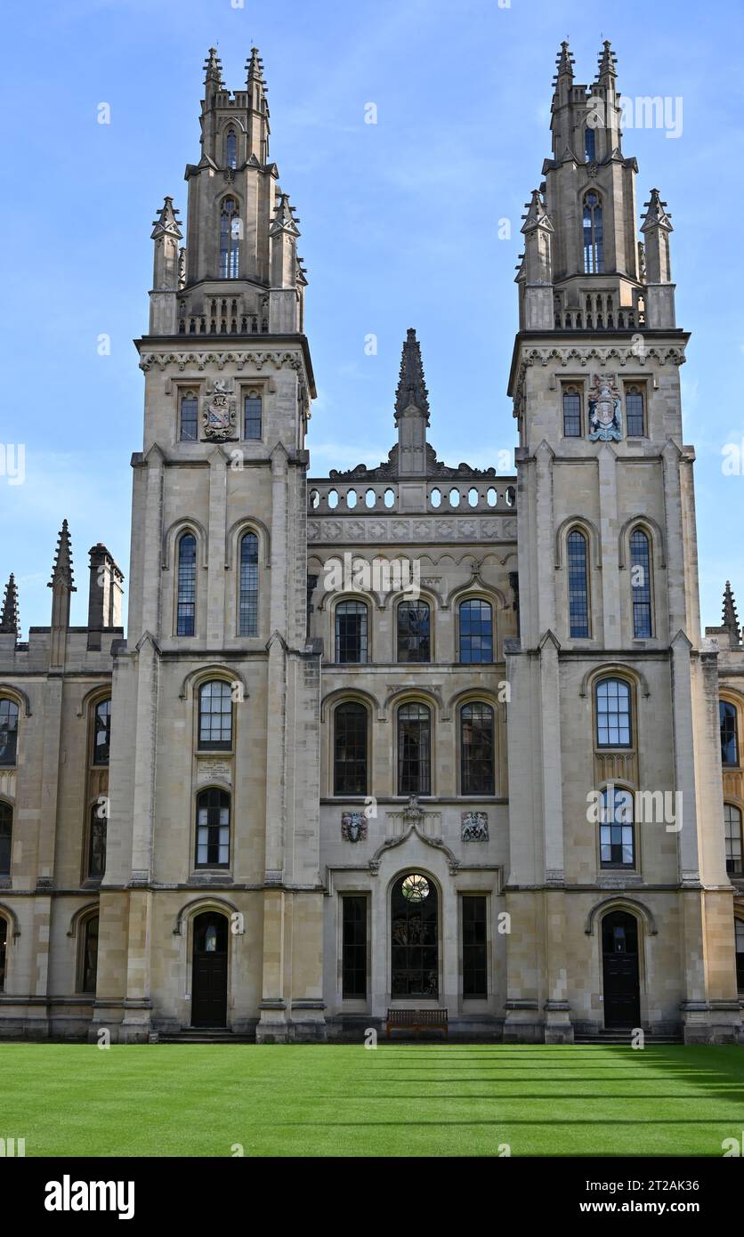 The Quad, All Souls College, Oxford Stock Photo