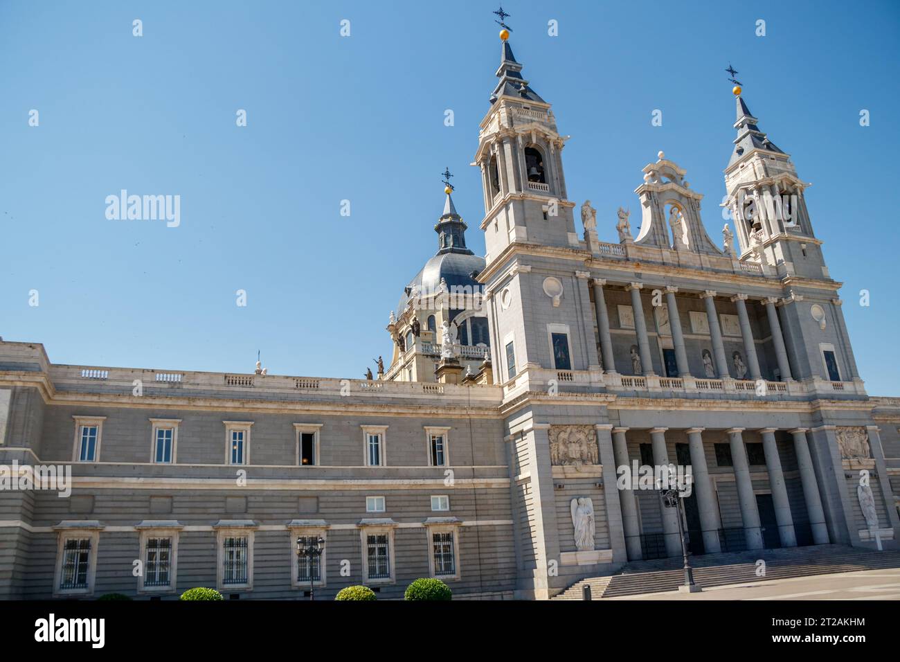 Royal Palace in Madrid Spain Stock Photo