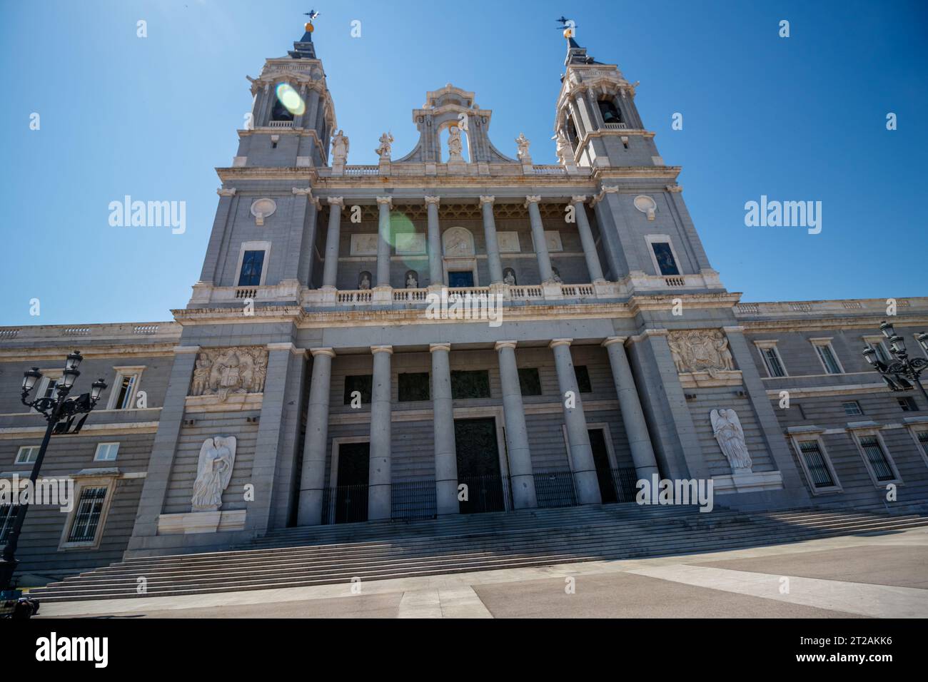 Royal Palace in Madrid Spain Stock Photo