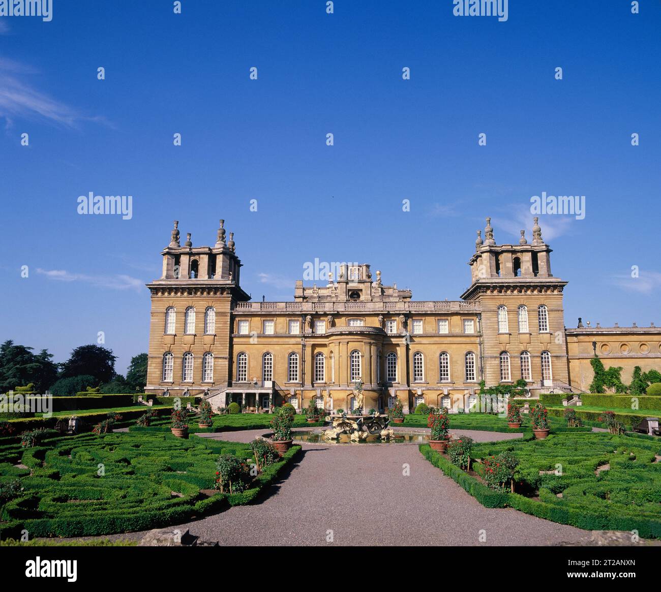 England. Oxfordshire. Woodstock. Blenheim Palace. Stock Photo