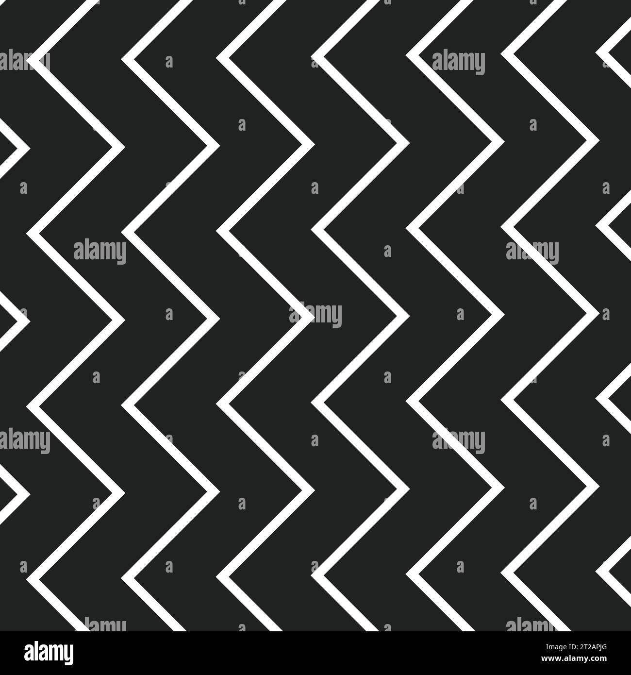 Black and White Zig Zag Lines Pattern Background Design Stock Vector