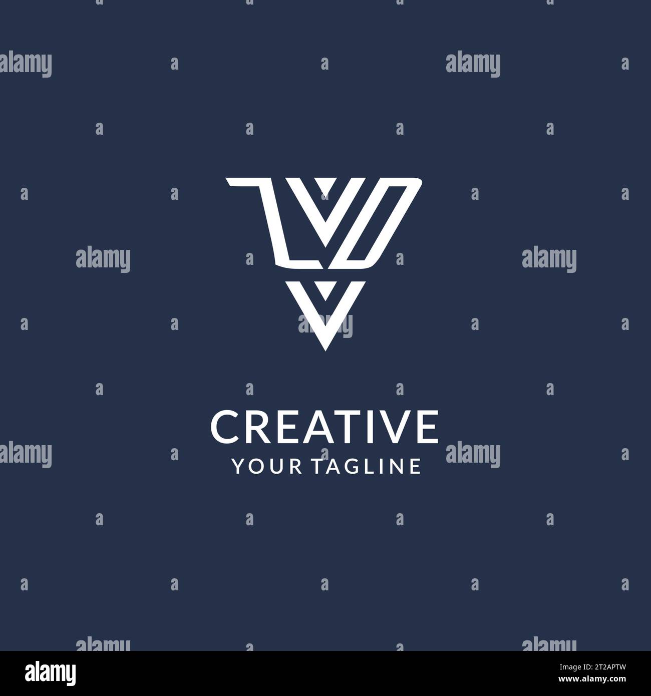 ZE triangle monogram logo design ideas, creative initial letter logo with triangular shape logo vector Stock Vector