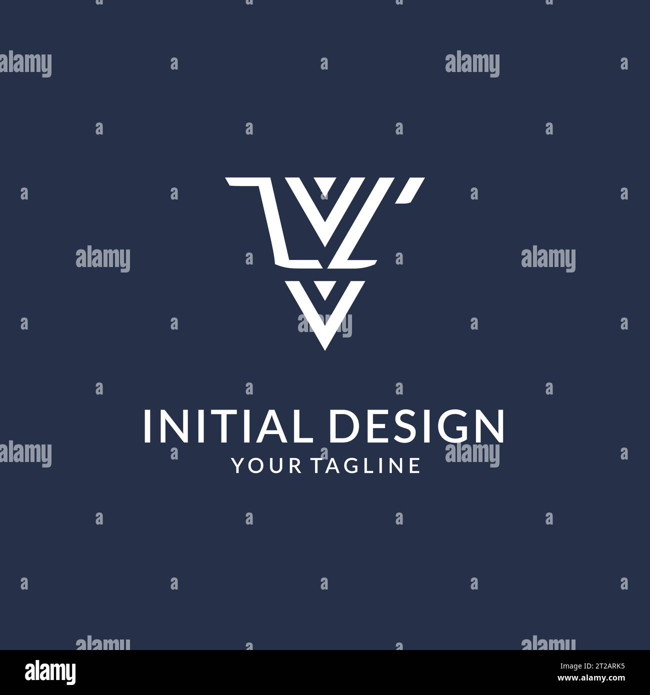 ZM triangle monogram logo design ideas, creative initial letter logo with triangular shape logo vector Stock Vector