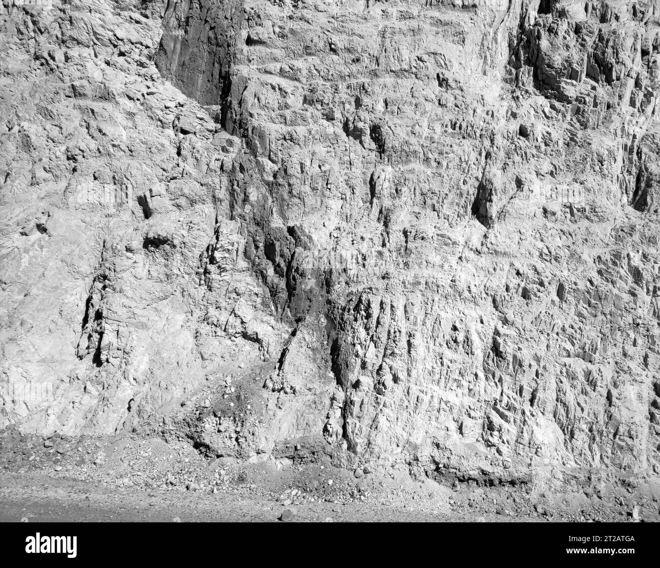 Rocks in the desert, desert mountains pattern close view Stock Photo