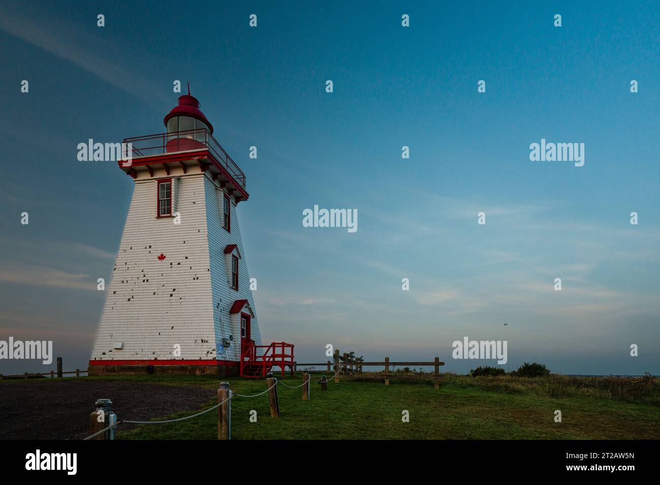 Souris Historic Lighthouse   Souris, Prince Edward Island, CAN Stock Photo