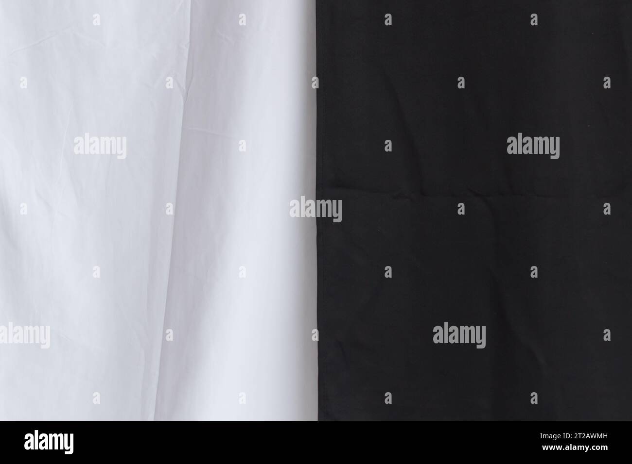 Black and white shiny fabric background Stock Photo
