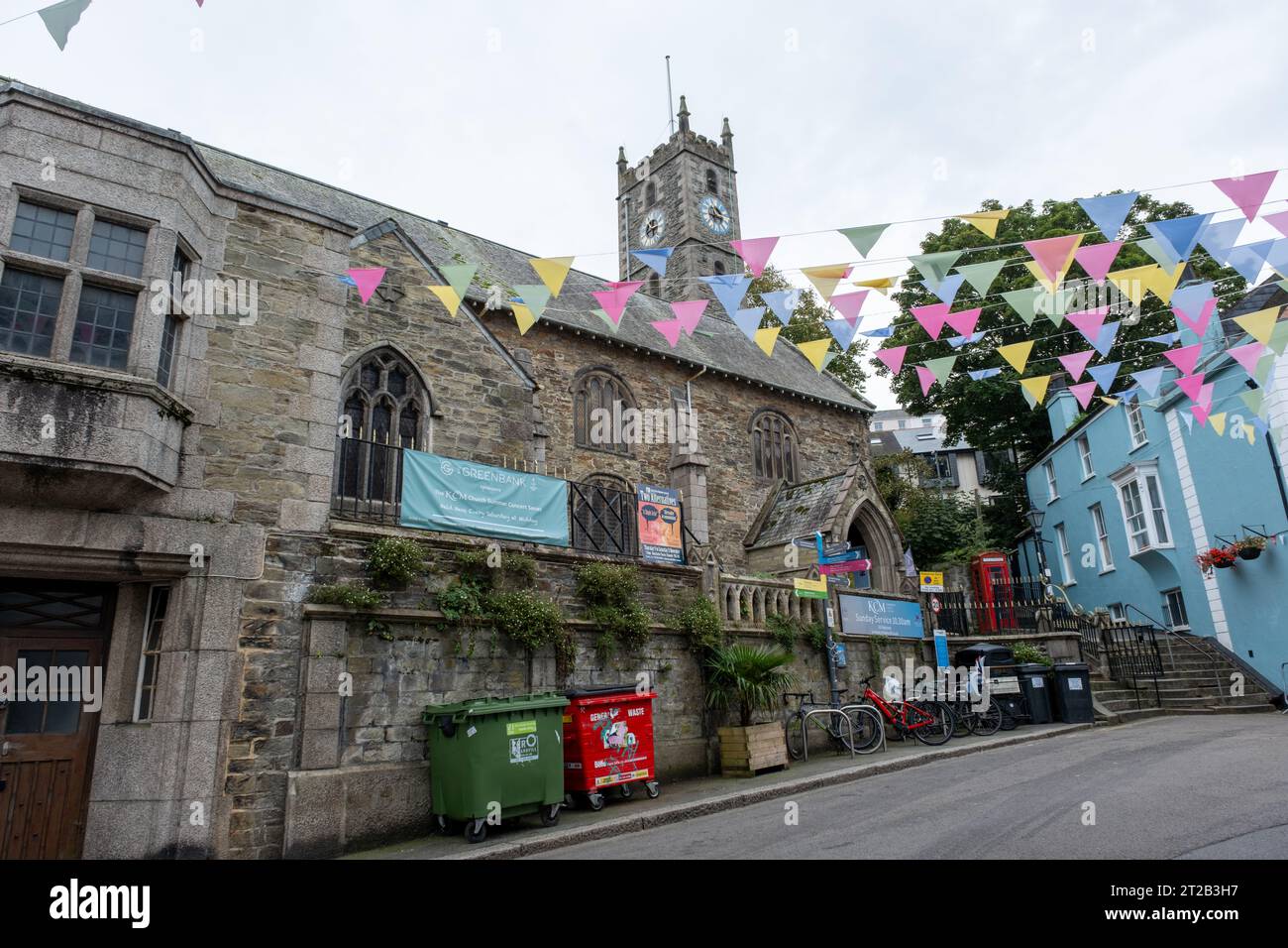 Church of King Charles the Martyr, Falmouth Stock Photo