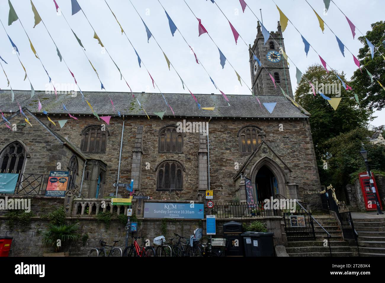 Church of King Charles the Martyr, Falmouth Stock Photo