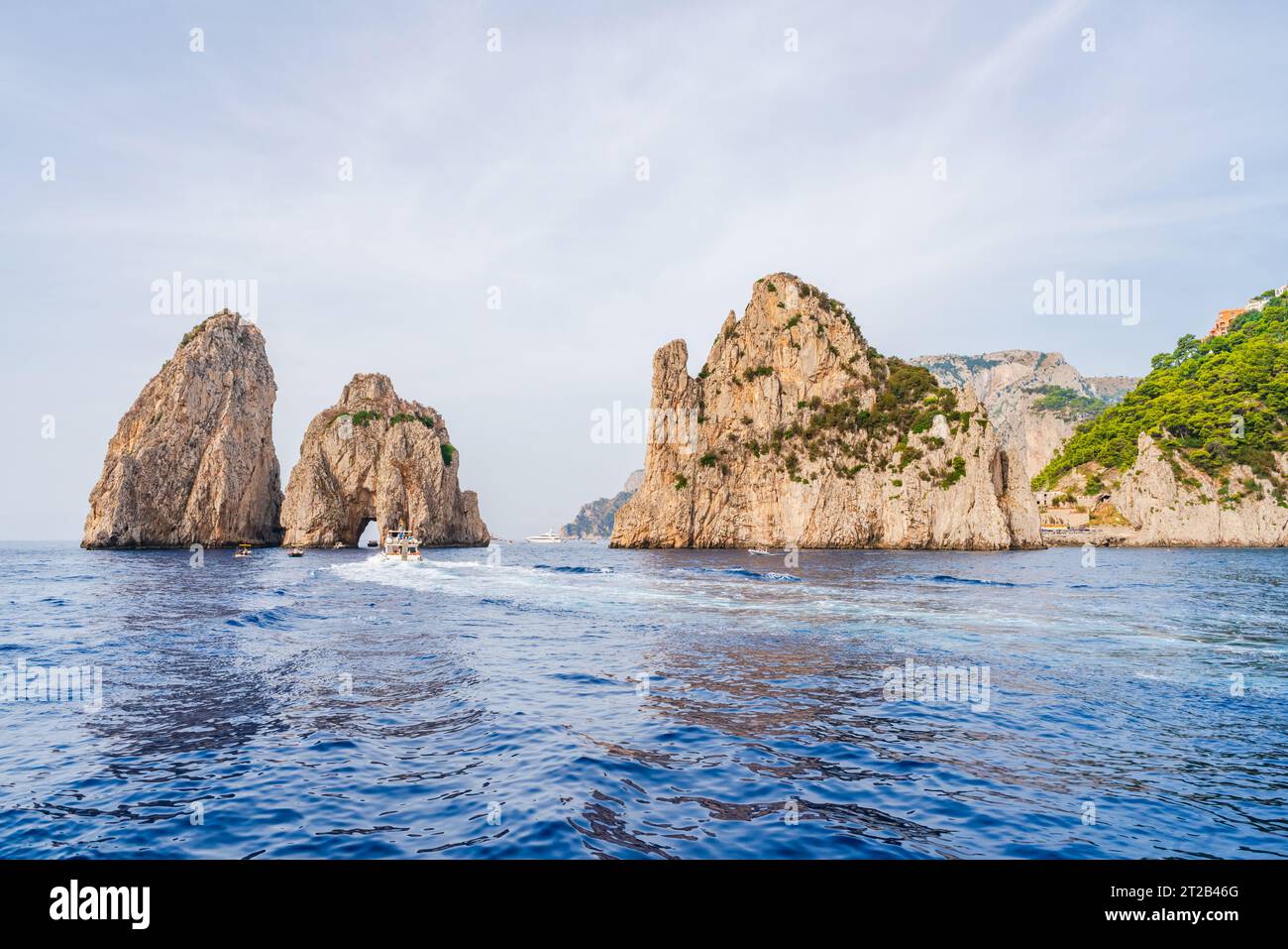 Famous Faraglioni Rocks, Capri island, Italy Stock Photo - Alamy