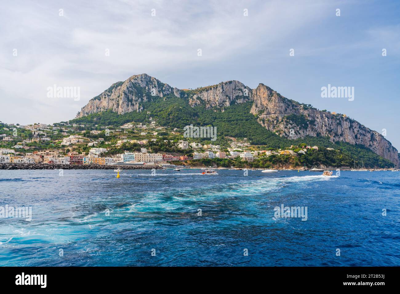 View of Capri Island, Italy Stock Photo - Alamy
