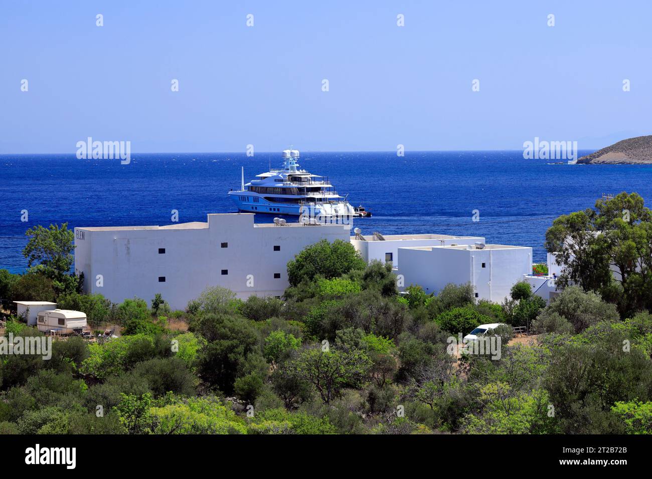 Luxury yacht the Avanti, owned by property Billionare Itchko Ezratti