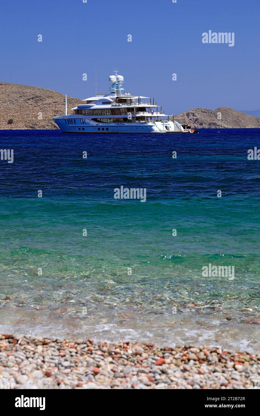Luxury yacht the Avanti, owned by property Billionare Itchko Ezratti