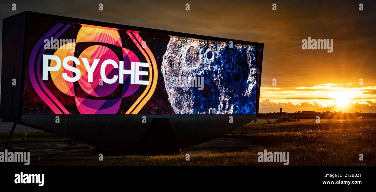 Psyche live launch coverage a psyche mission graphic is displayed on