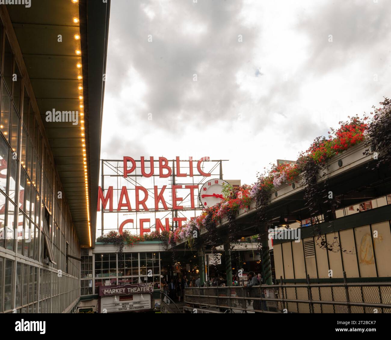Pike Place Market in Seattle, Washington Stock Photo