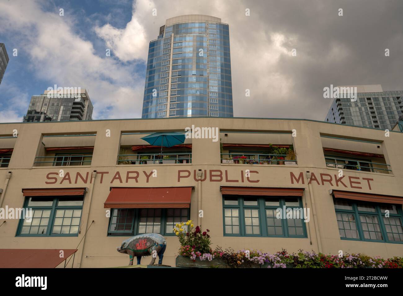 Pike Place Market in Seattle, Washington Stock Photo