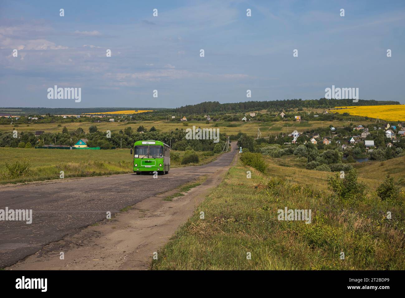 24.07.2019. Russia, Penza. MAN SU240 on urban route. Stock Photo