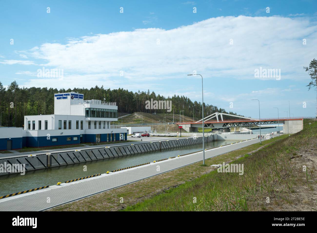 The Vistula Spit canal (official name Nowy Świat ship canal, Poland ...