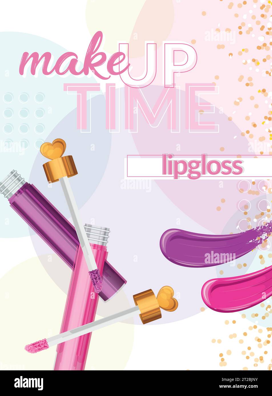 Woman lip gloss beauty Stock Vector Images - Page 2 - Alamy