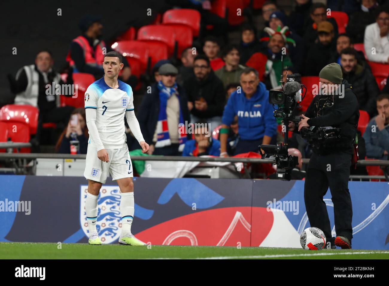 Phil Foden of England England v Italy, UEFA EURO 2024 Qualifier Group