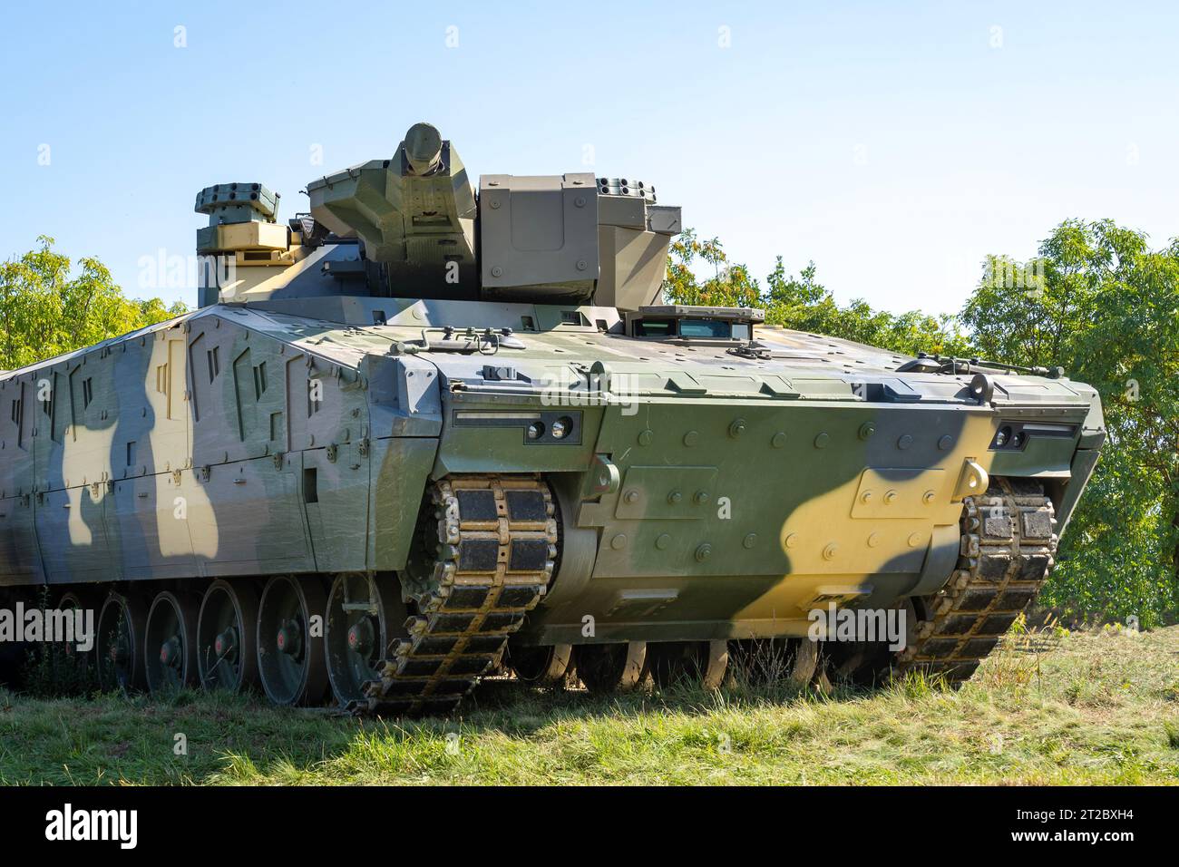 Hungarian infantry fighting vehicle (IFV) with 30mm machine gun Stock Photo