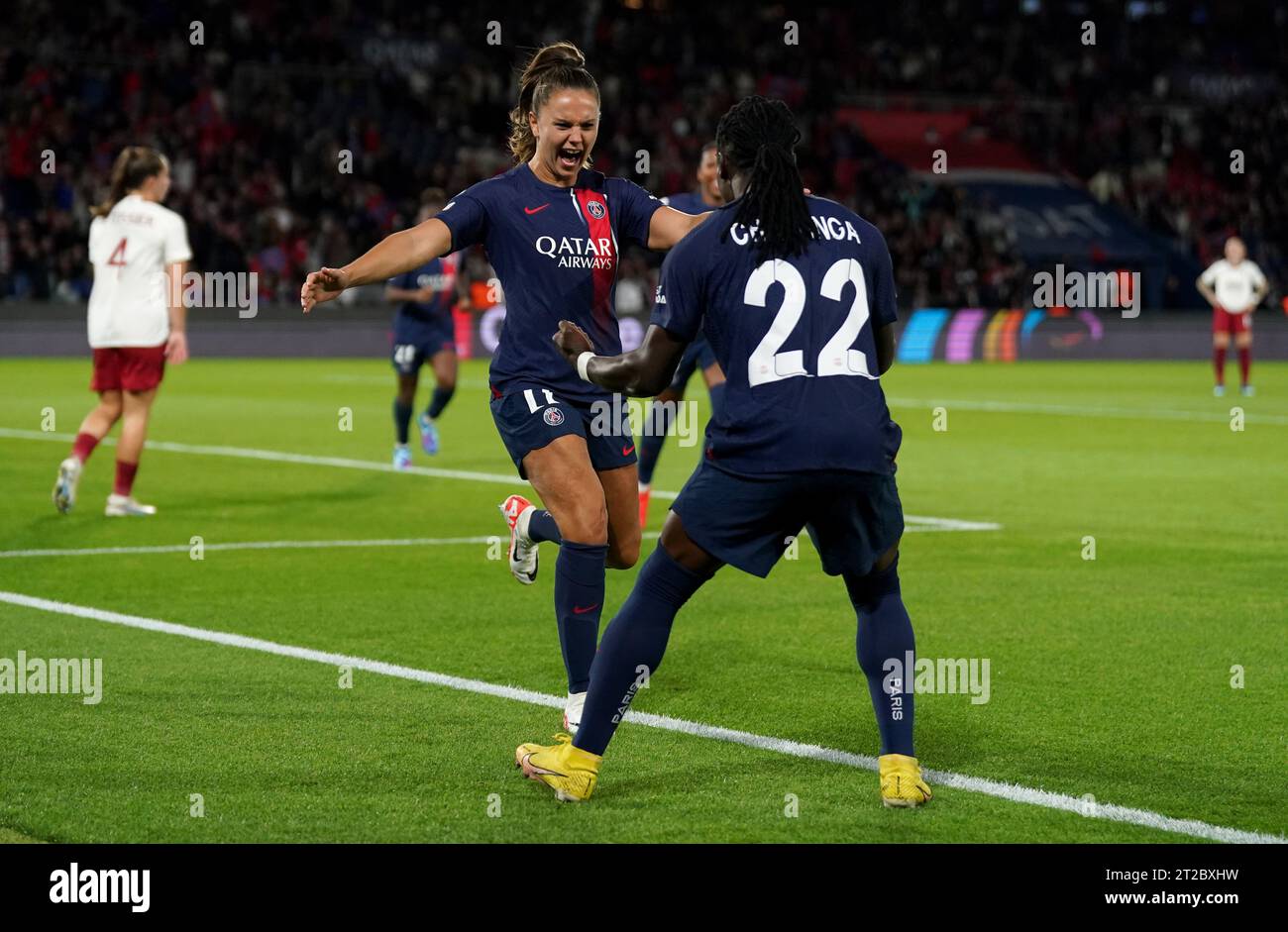 Grace Geyoro of Paris Saint-Germain poses for a portrait during the... News Phot