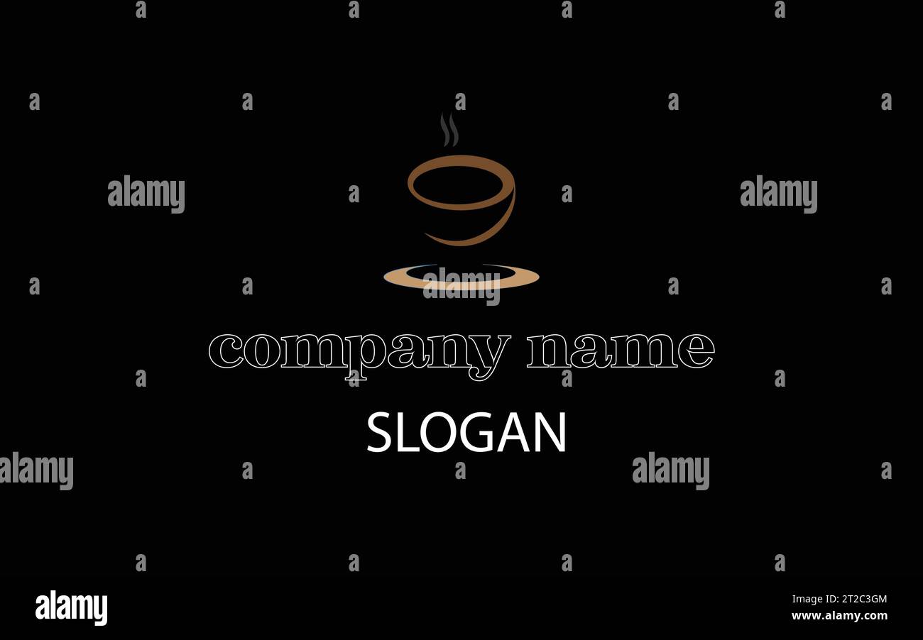 Tea cup logo design Stock Vector Image & Art Alamy