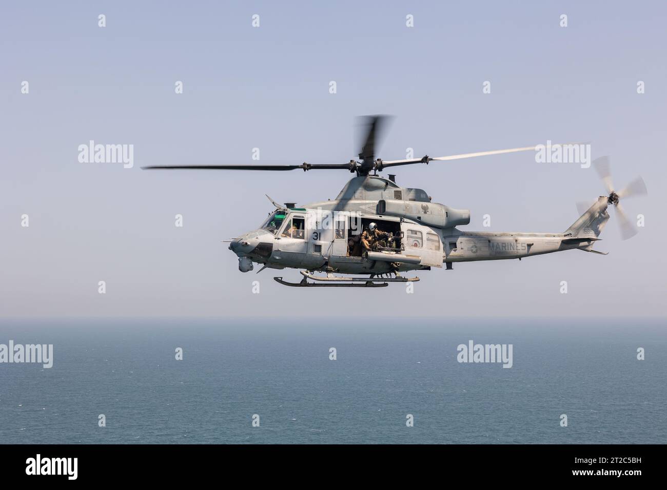 A UH-1Y Venom Helicopter Conducts Flight Operations, In The Persian ...