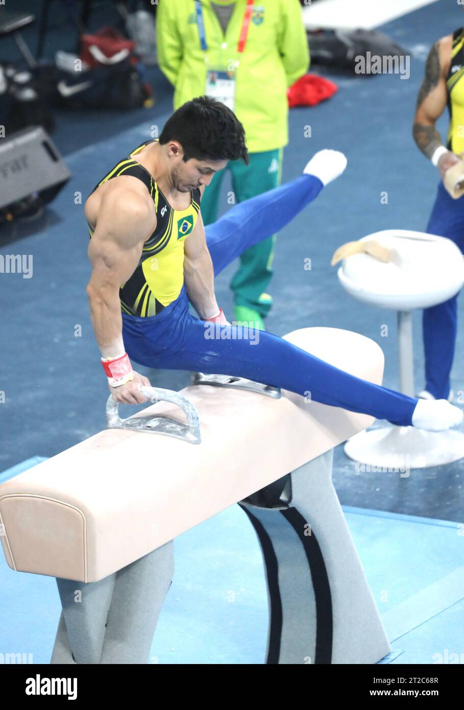 Santiago, Chile. 18th Oct, 2023. (INT) Brazilian Athletes during